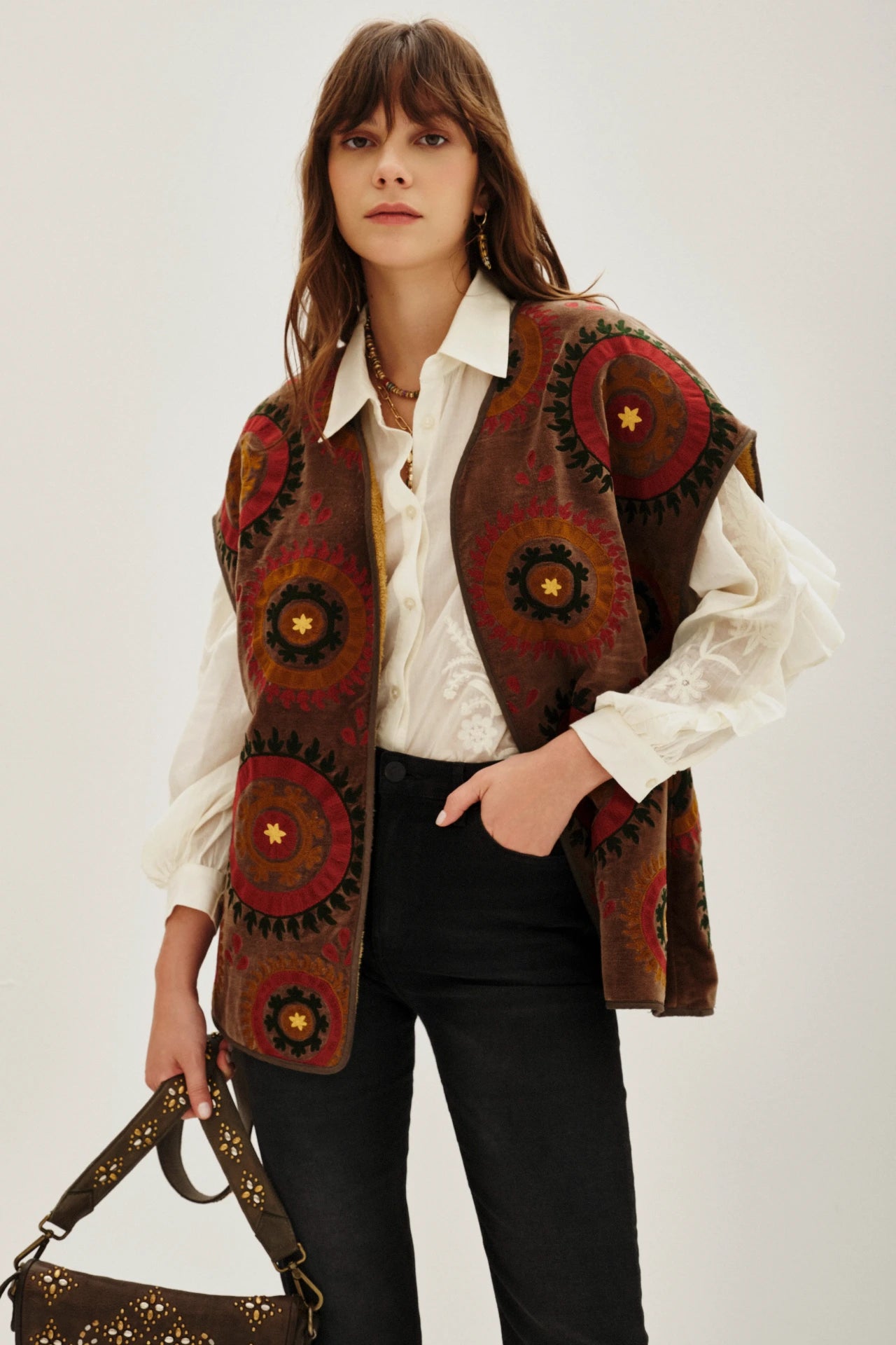 chaleco dupatta