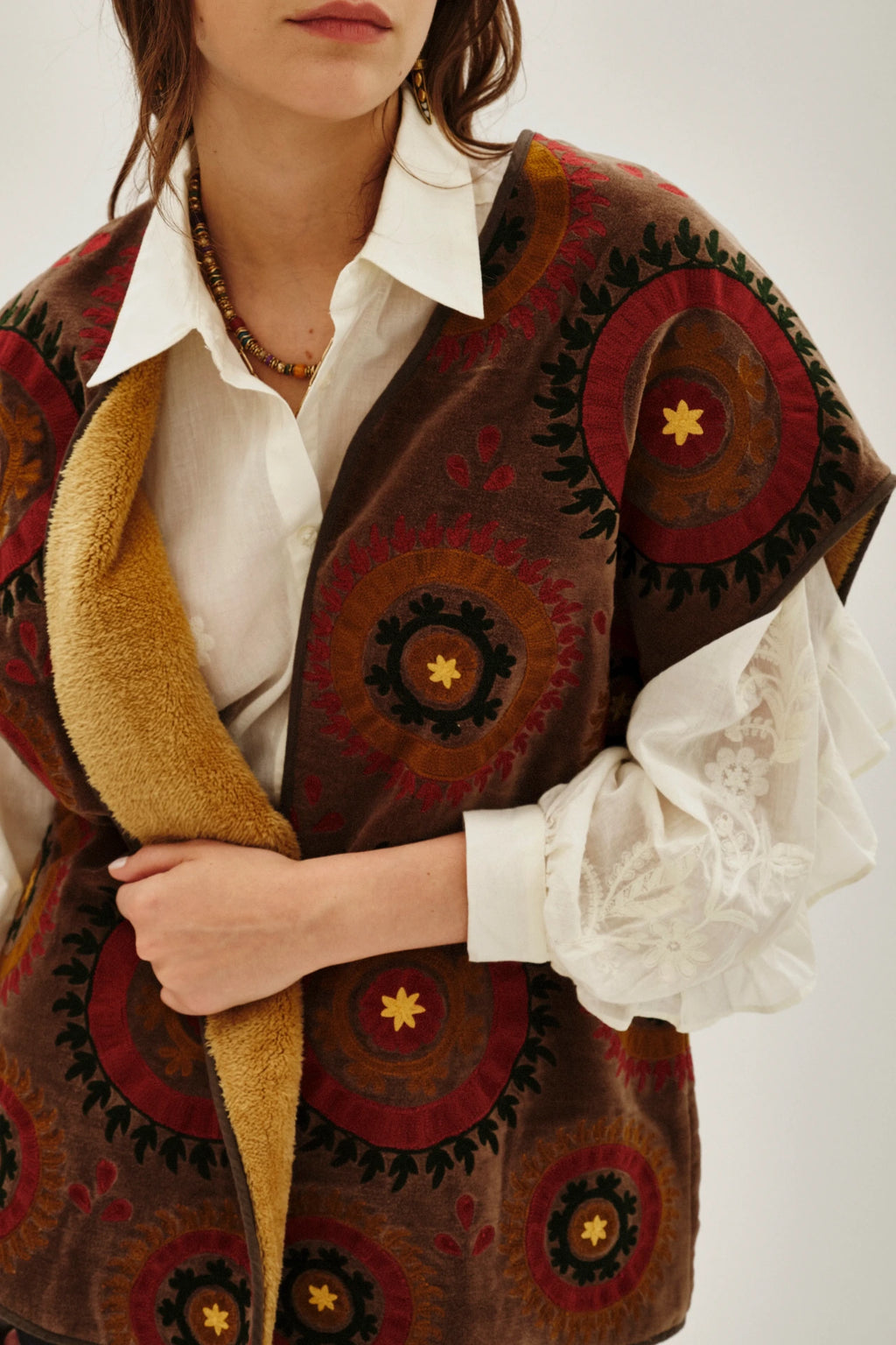 chaleco dupatta