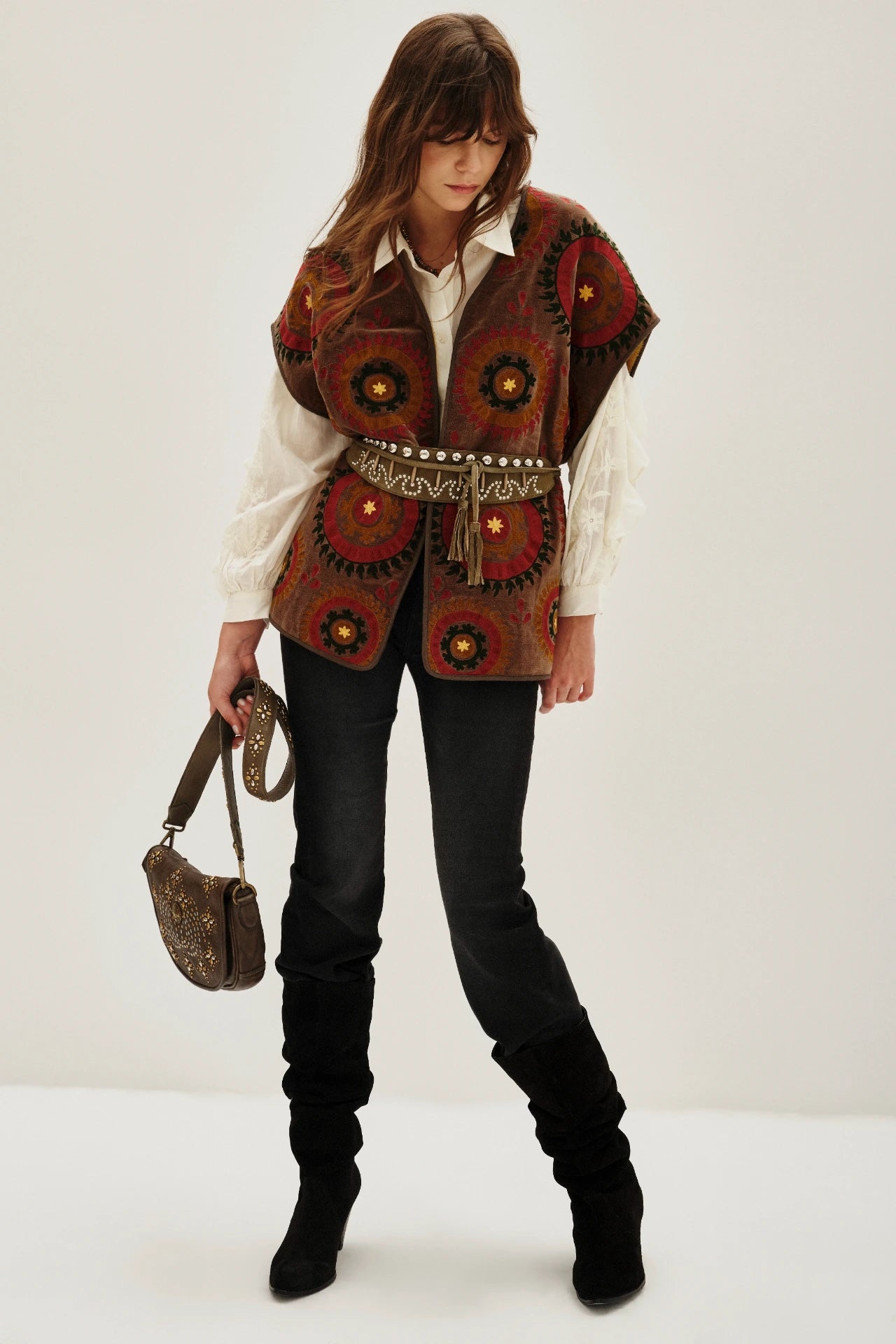 chaleco dupatta