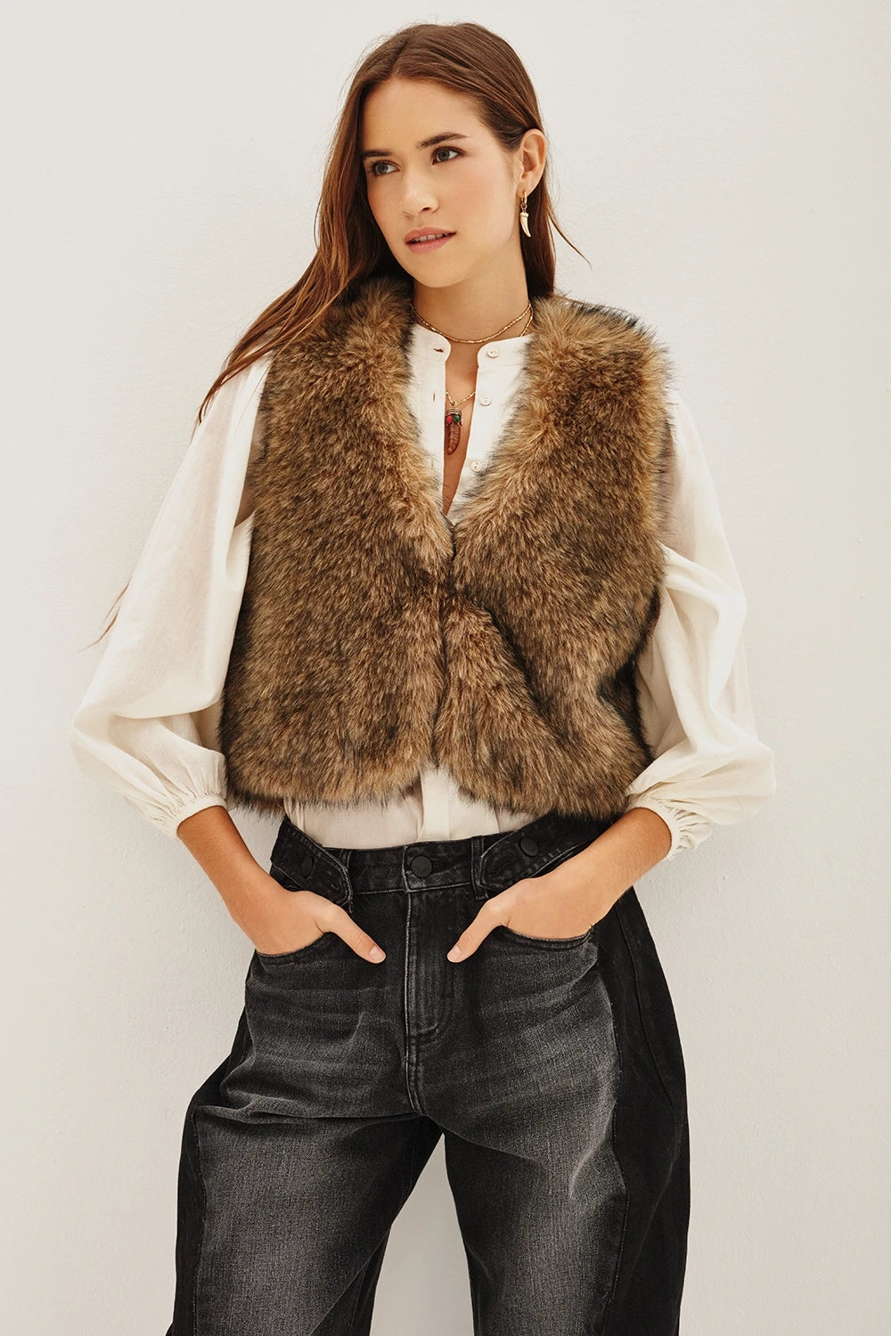 chaleco fur