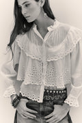 camisa belle lace
