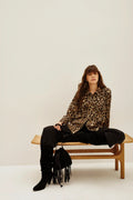 camisa cameron leopard