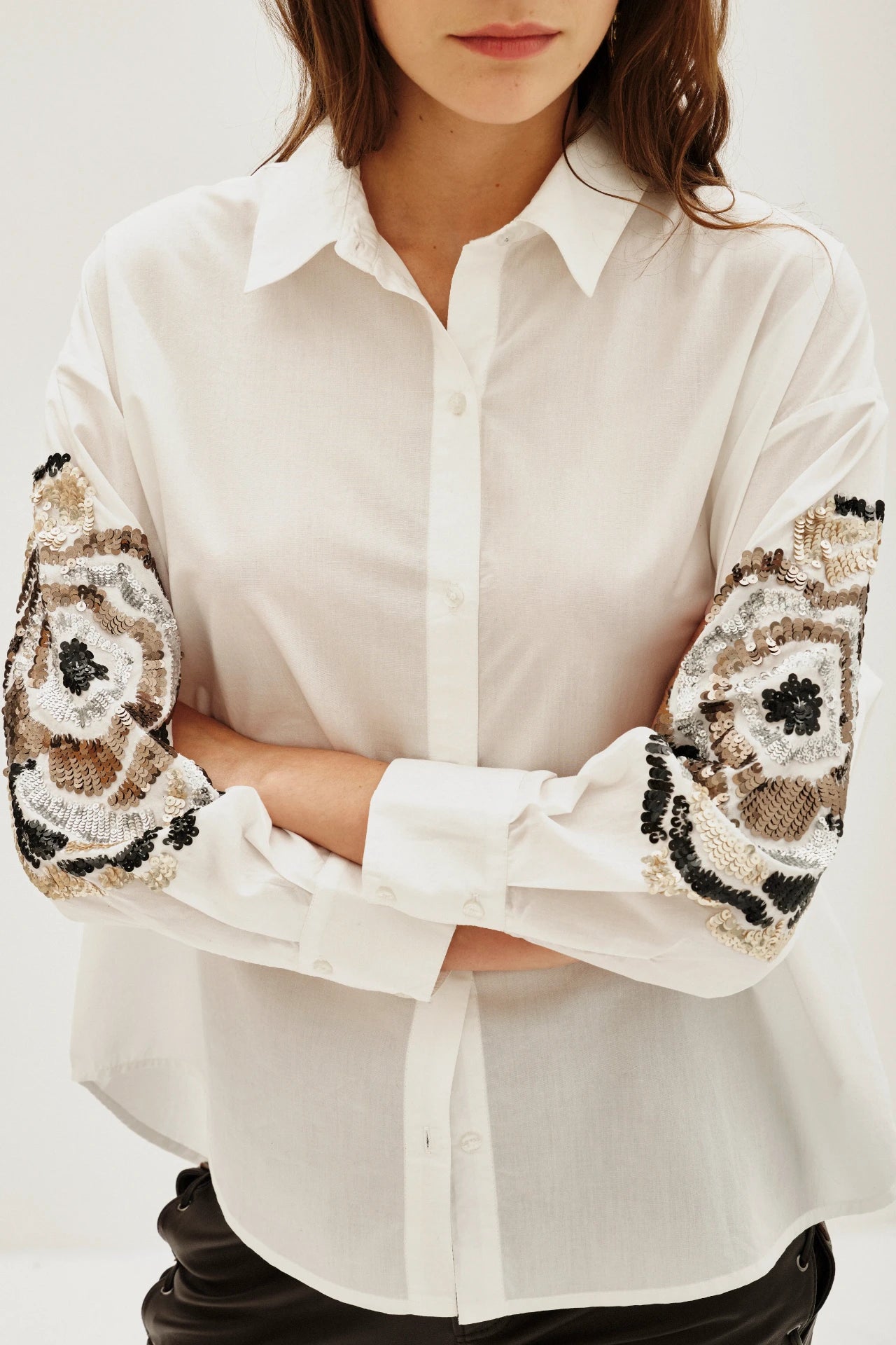 camisa elodie sunflower