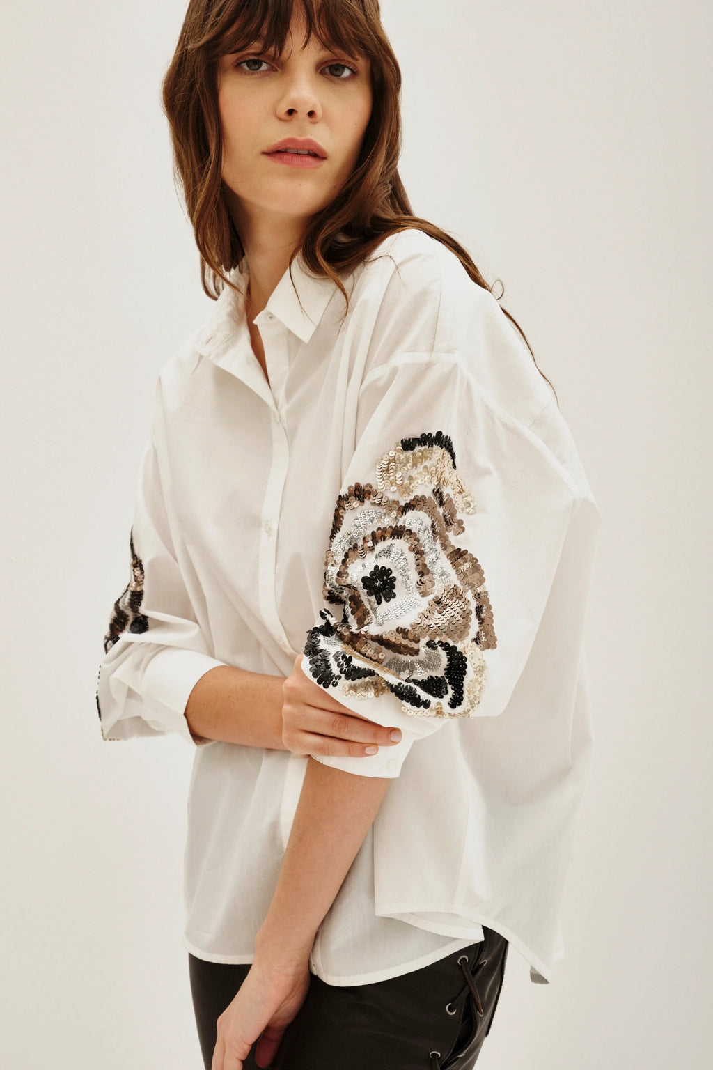 camisa elodie sunflower