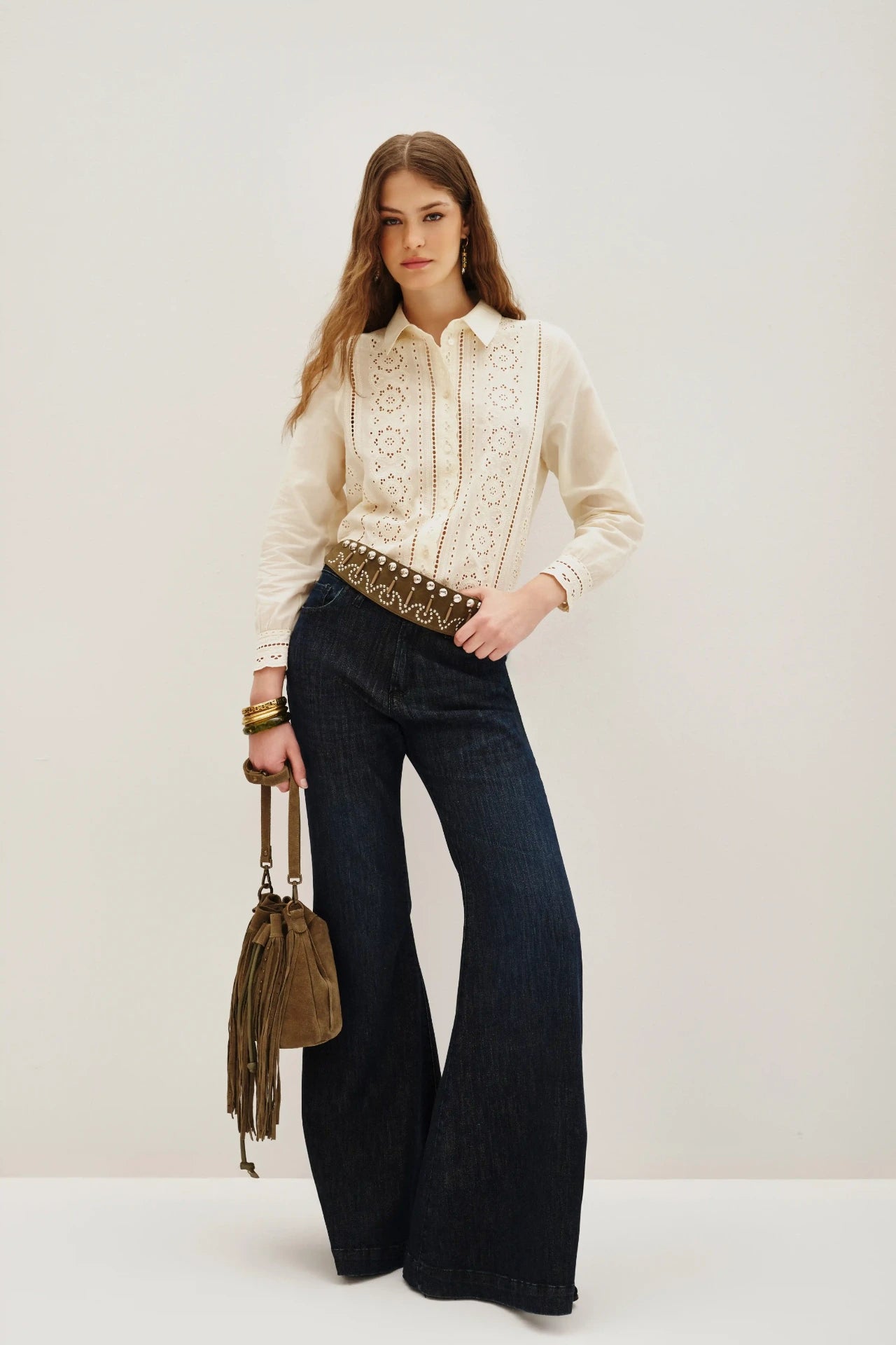 camisa pleats jaz