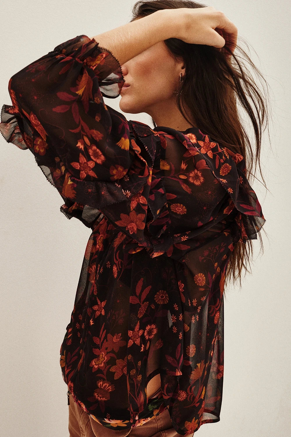 camisa roy flower