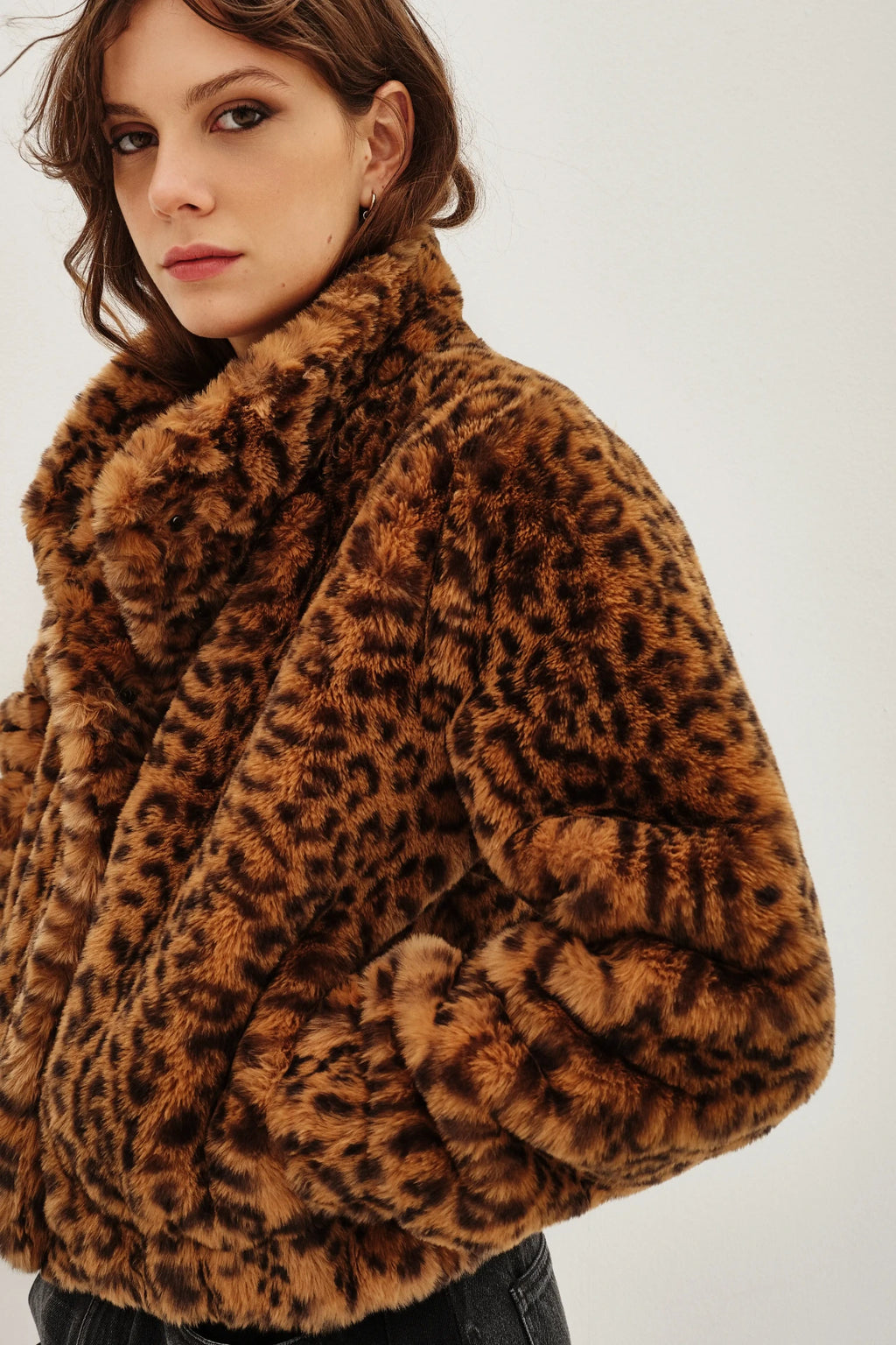campera bomber fur