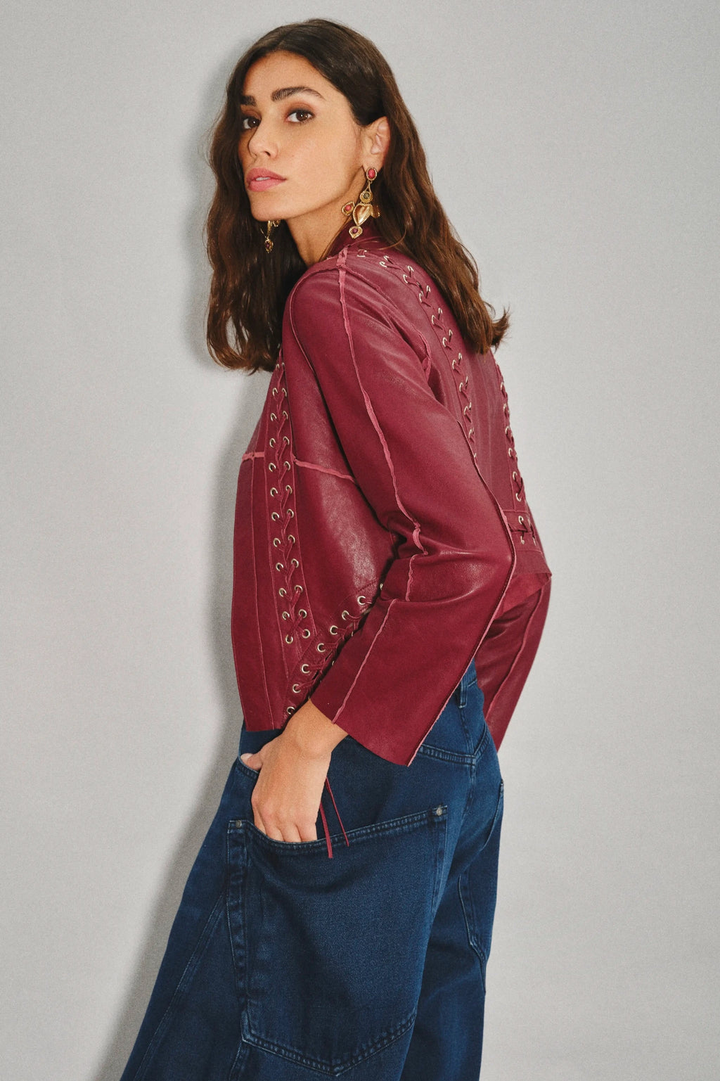 saco penny cuero