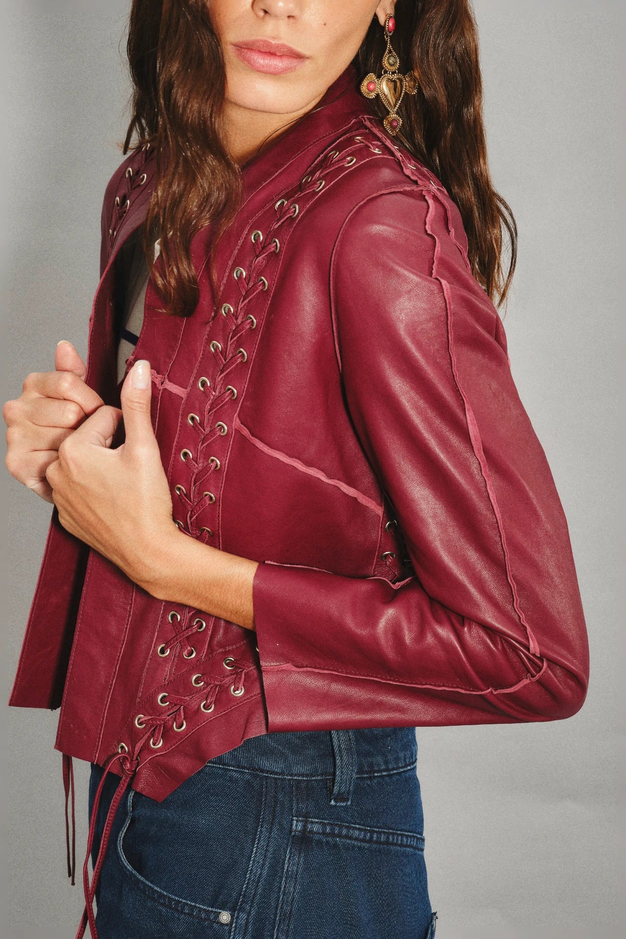 saco penny cuero