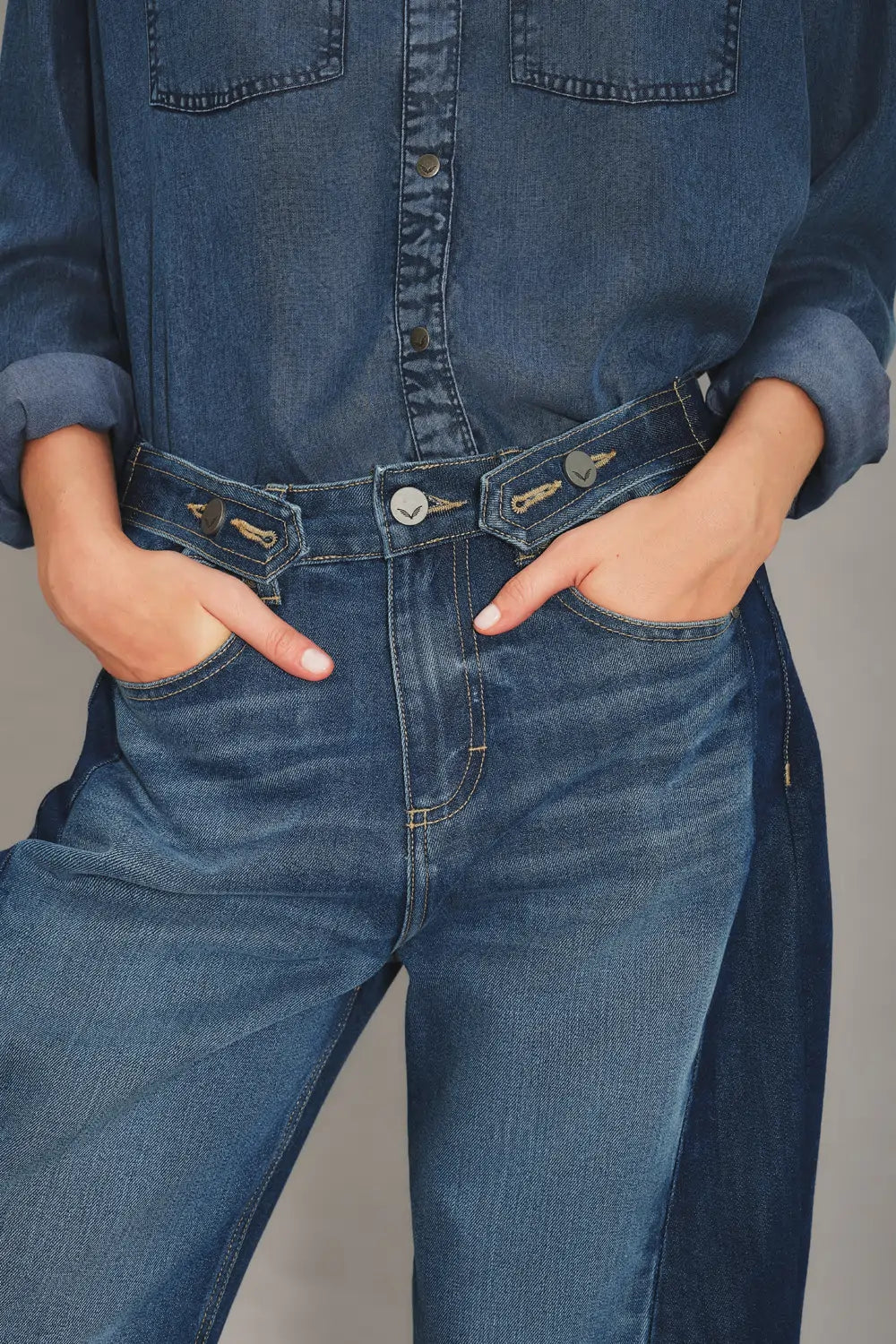 jean barrel mick blue