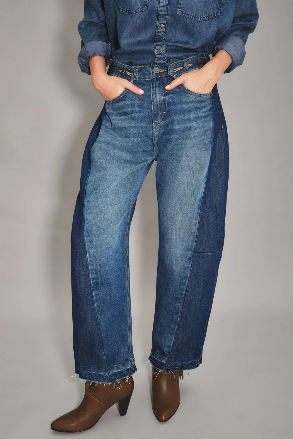 jean barrel mick blue