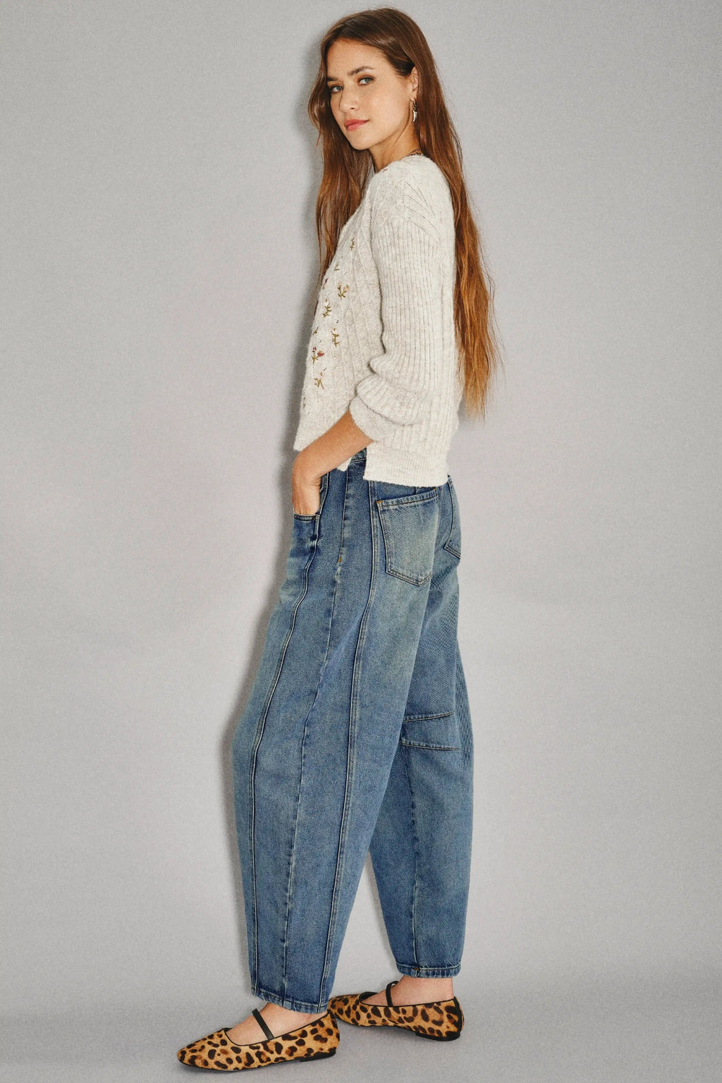 jean barrel blue new