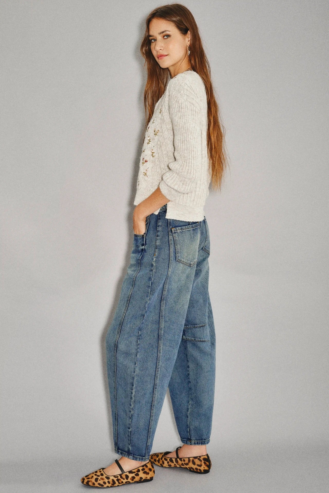 jean barrel blue new