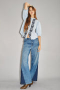 jean cool patch blue