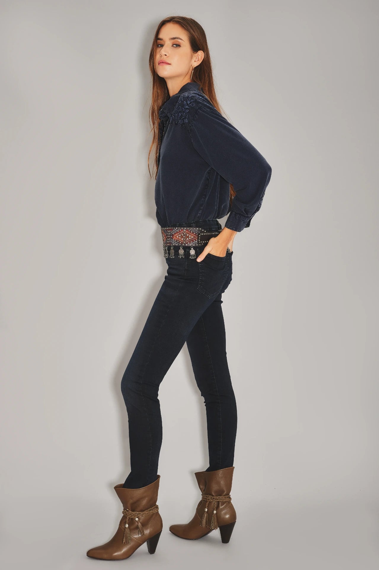 jean kate blue black
