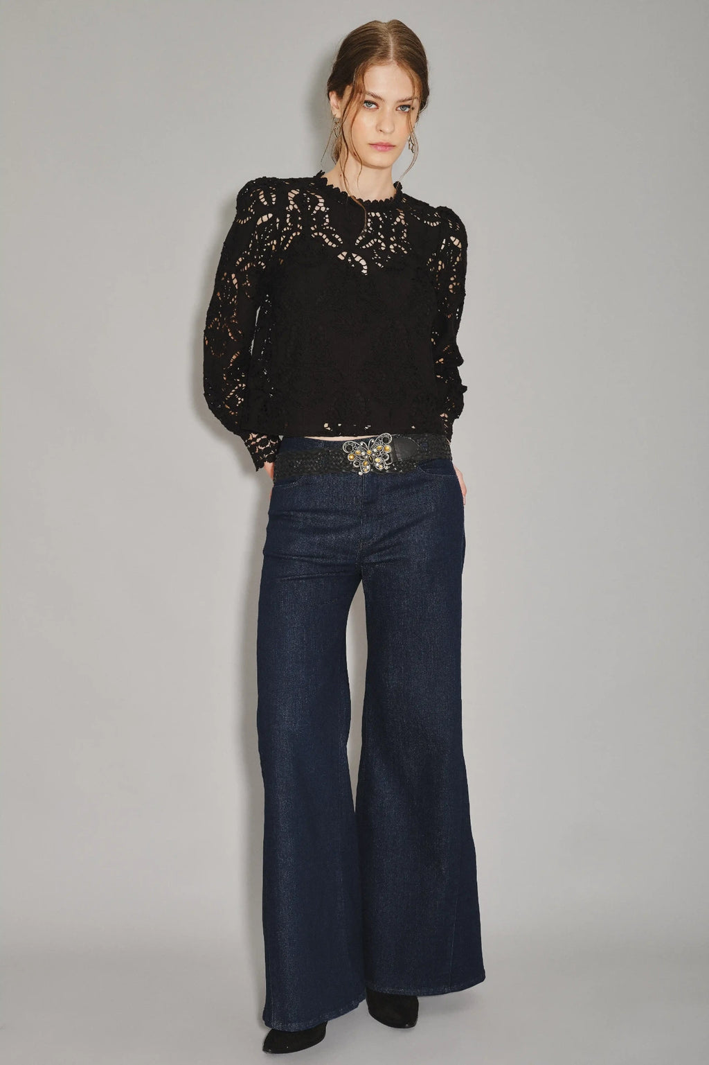 jean oxford patch raw