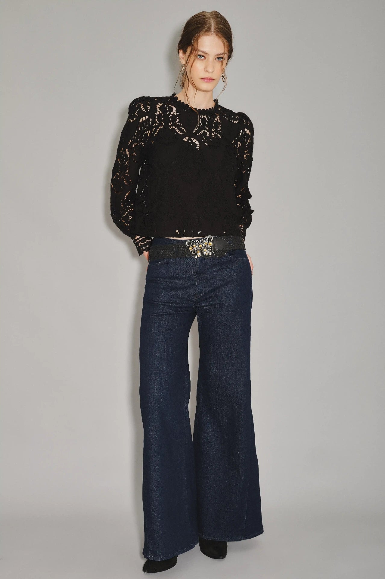 jean oxford patch raw