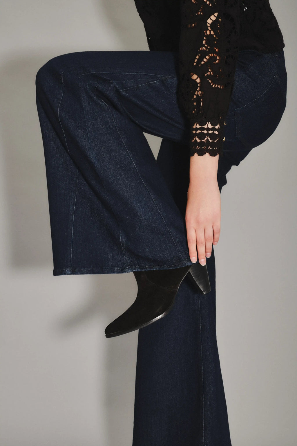 jean oxford patch raw