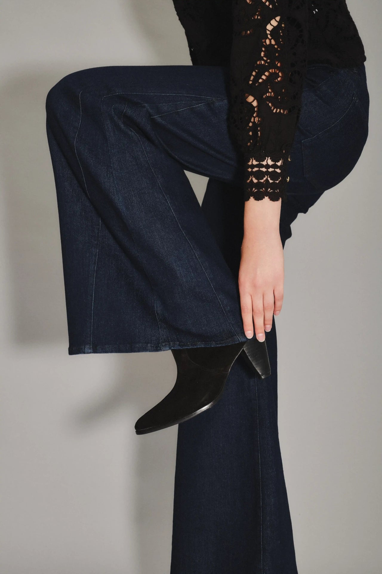 jean oxford patch raw