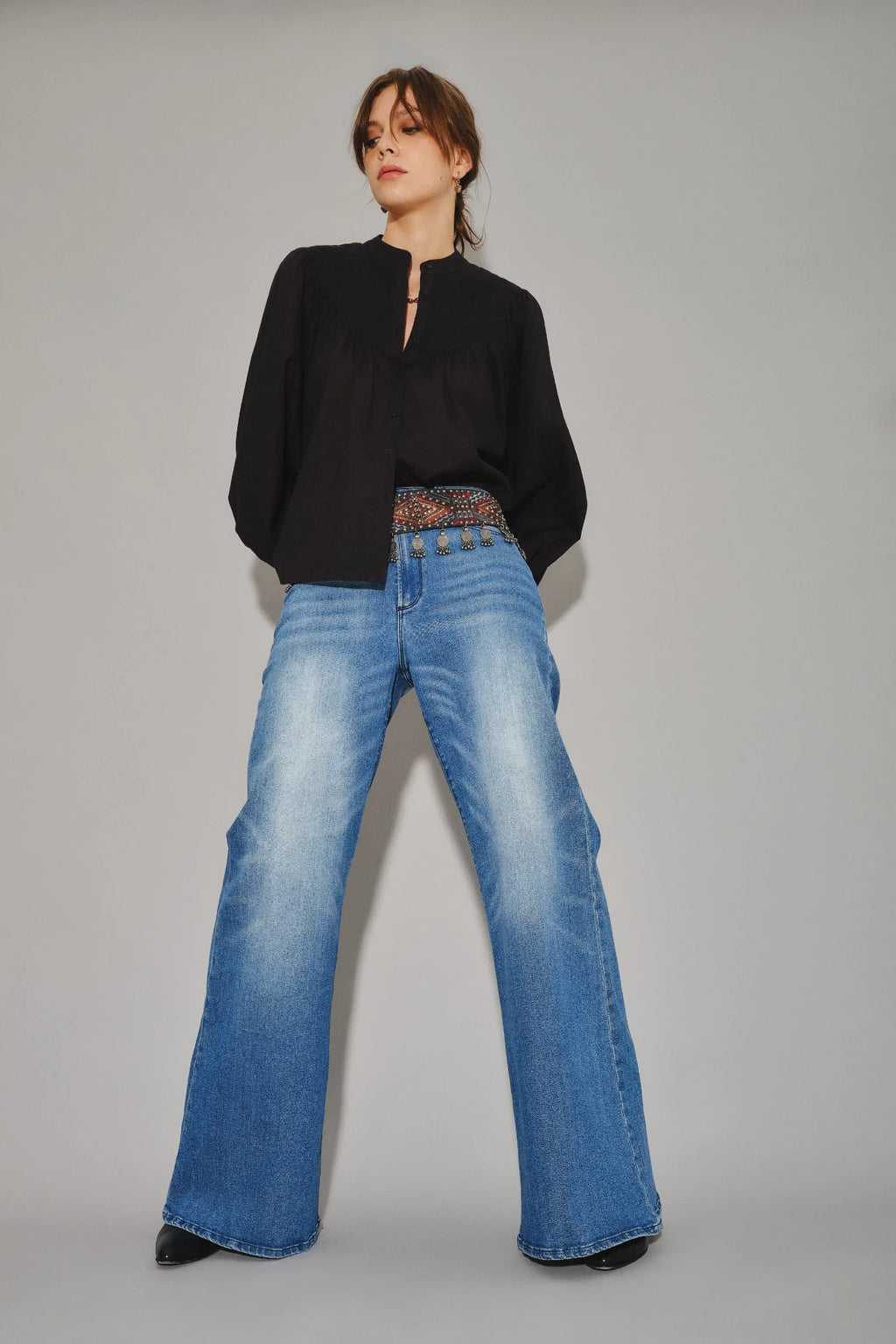 jean palazzo light blue