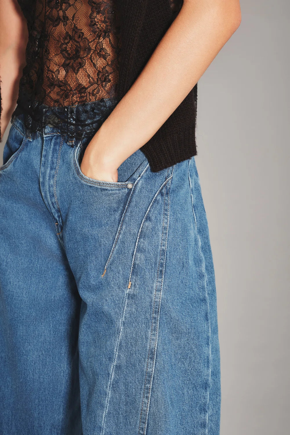 jean trash blue