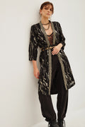 kimono jacquard cebra lurex