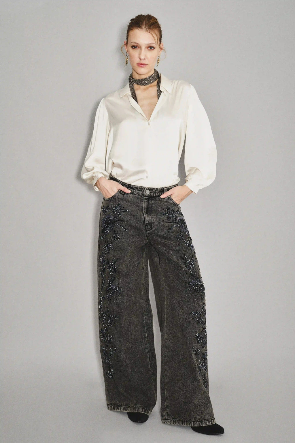 pantalon denim embro