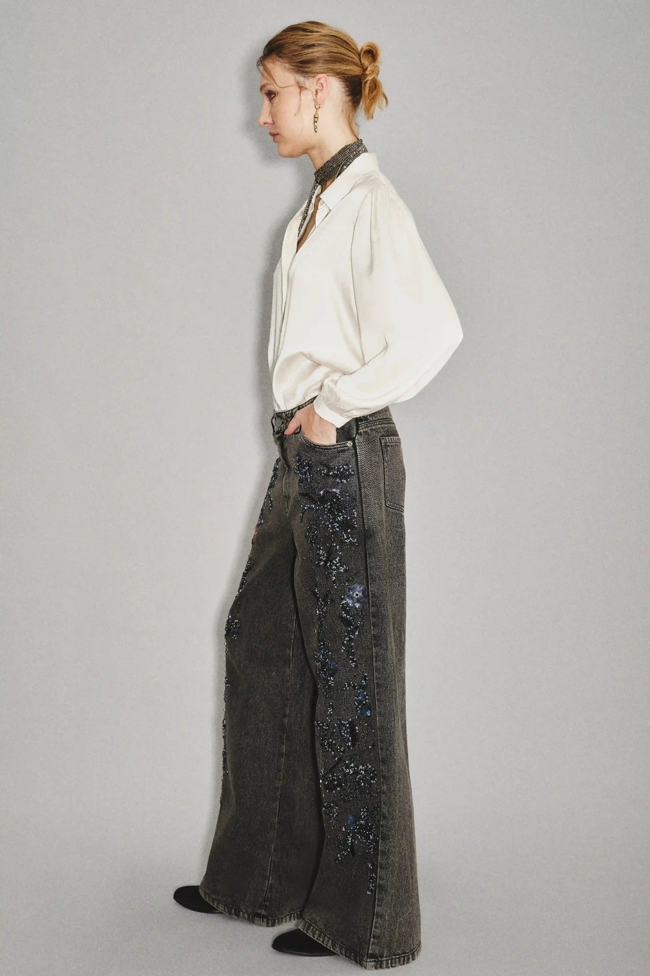 pantalon denim embro