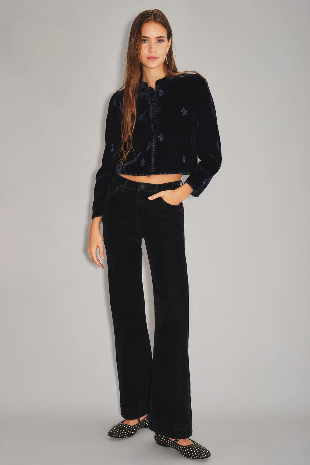 jean tailor velvet denim