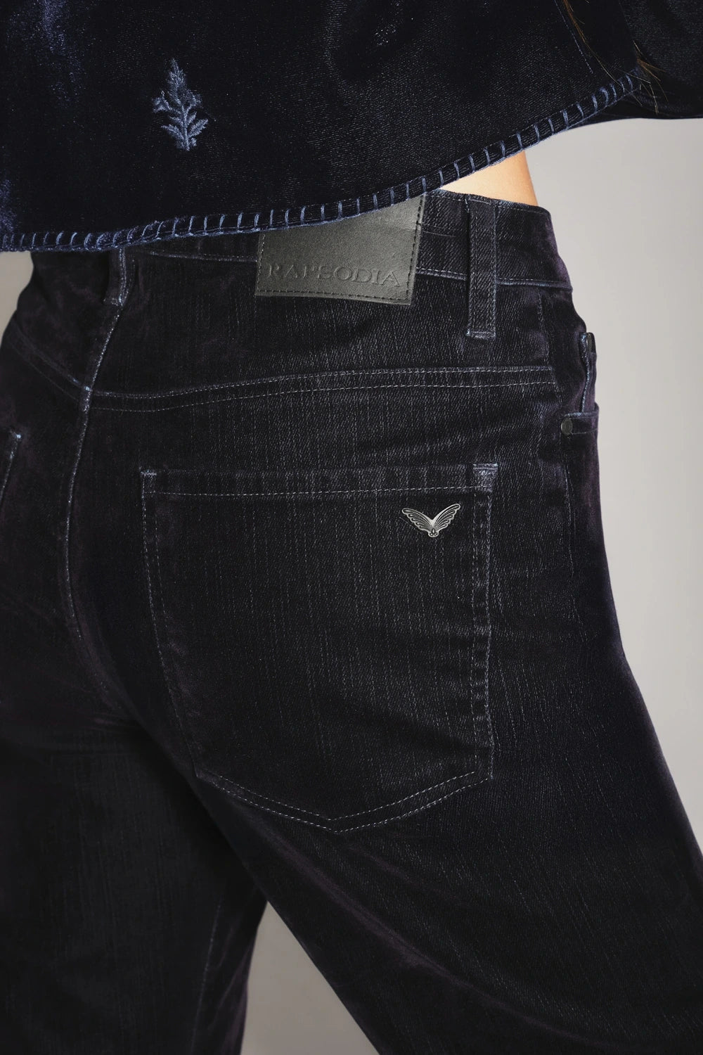 jean tailor velvet denim