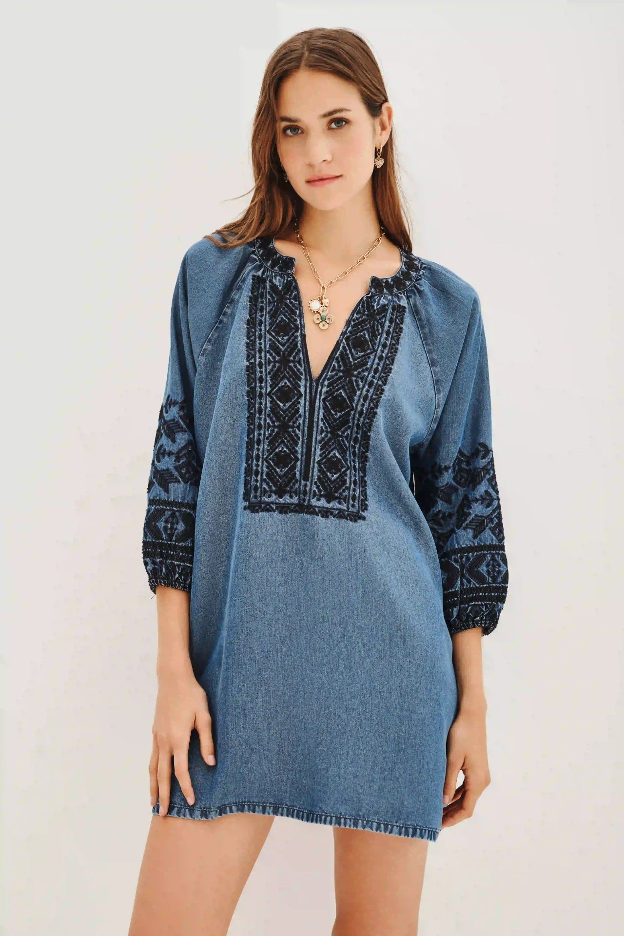 vestido jerry tencel