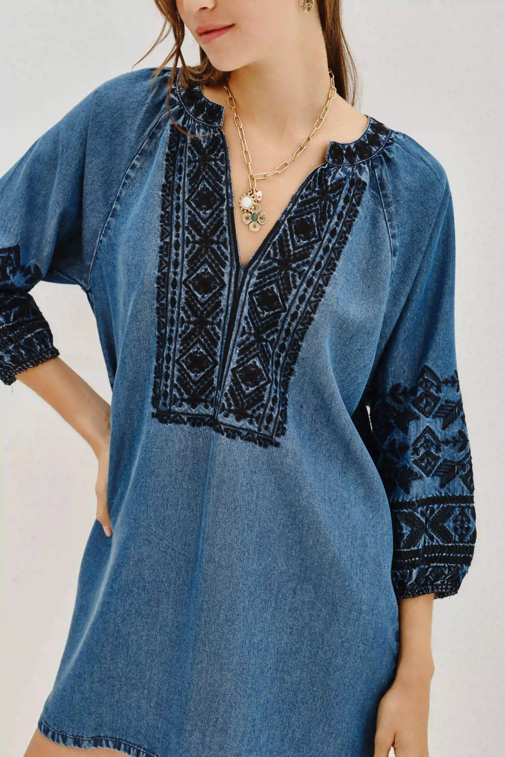 vestido jerry tencel