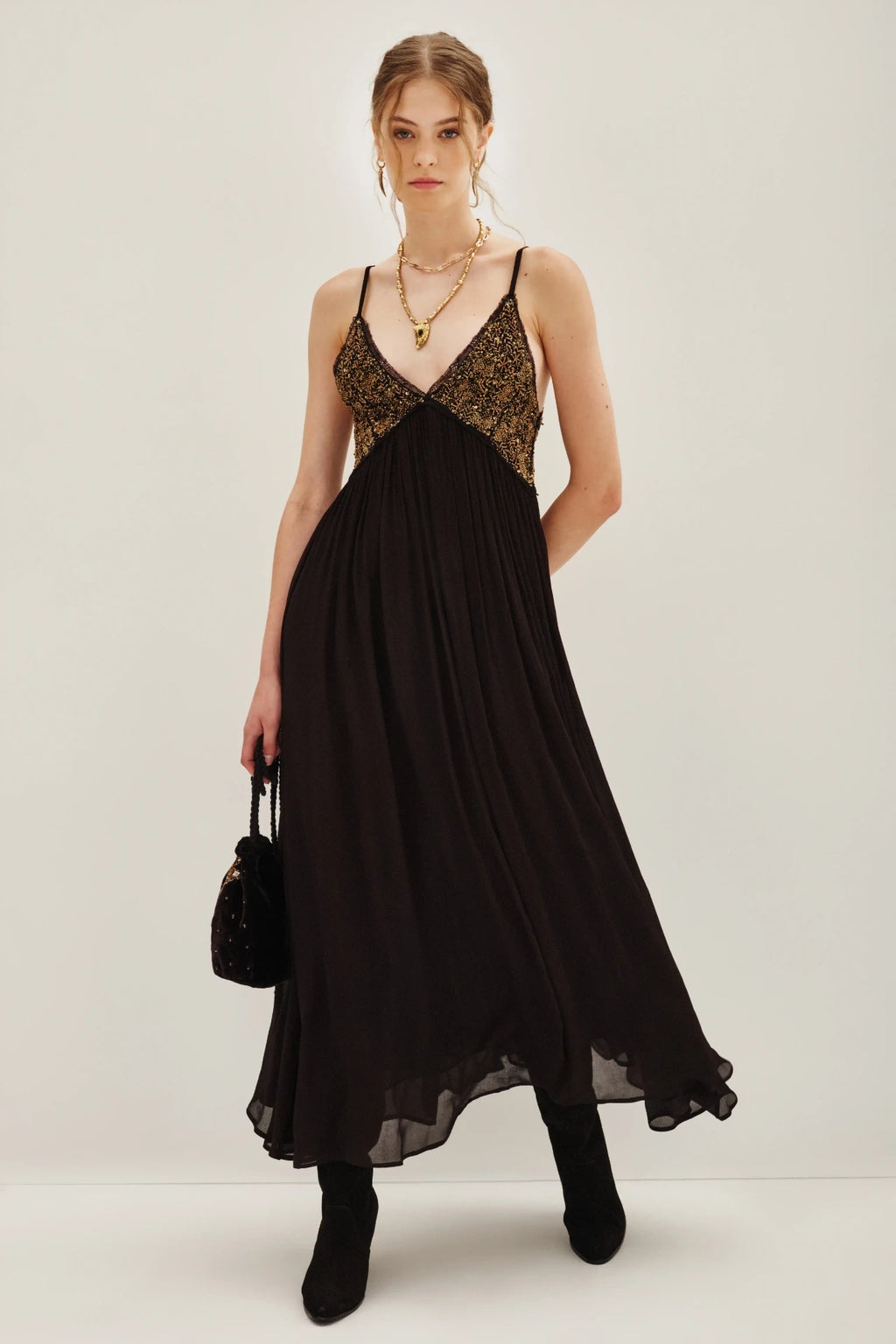 vestido murcia sequins
