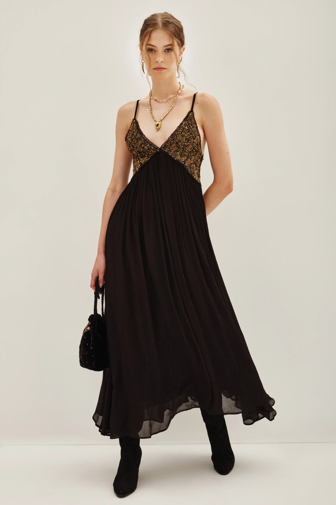 vestido murcia sequins