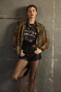 camisa lina animal mini